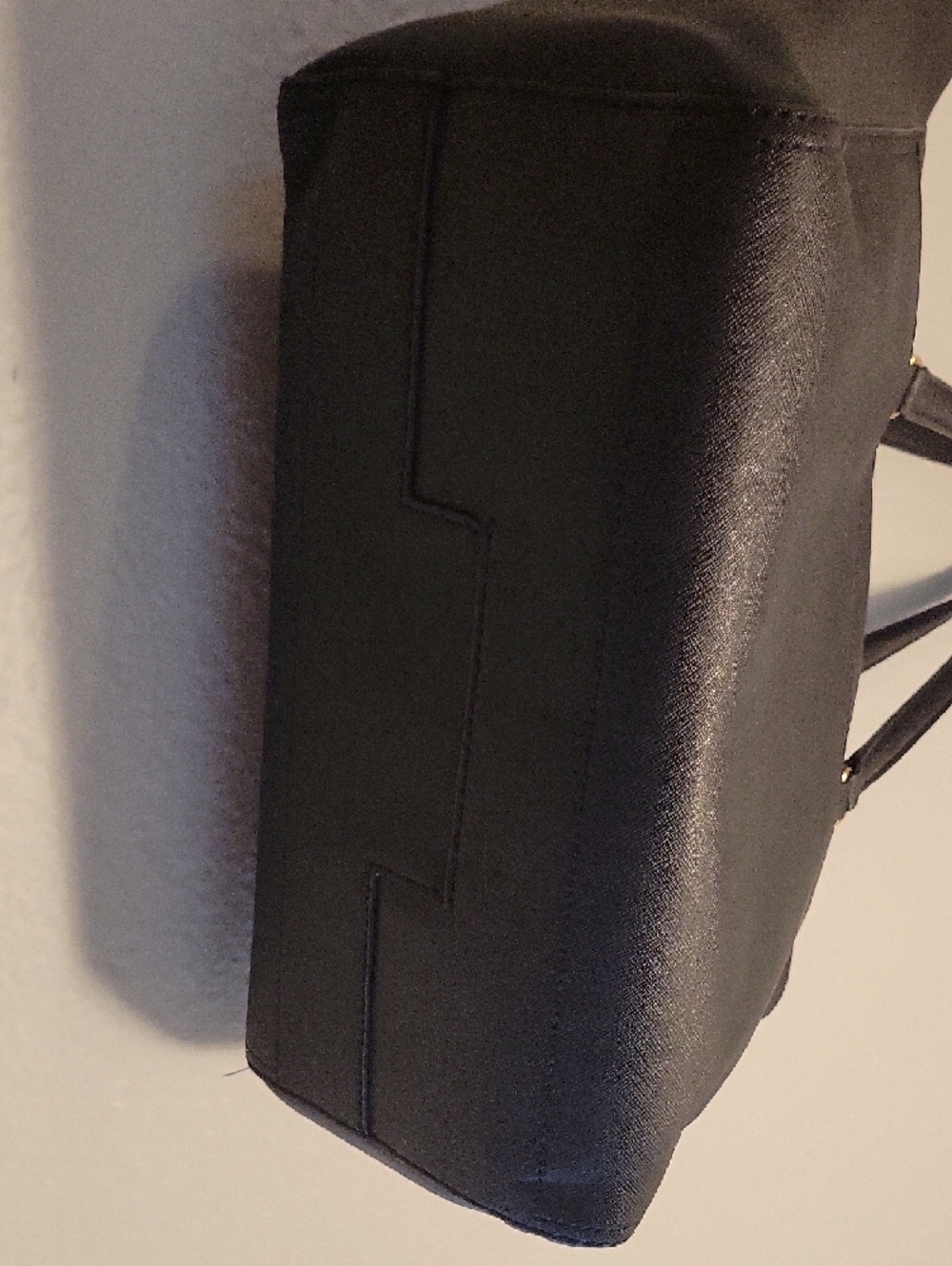 Tory Burch Black Saffiano Leather Tote - Picture 5 of 5